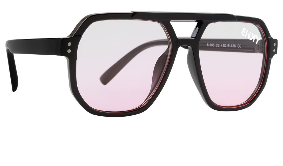 Palm Springs Kids Sunglasses Dark Rims Pink/Purple/Reflective - Main Image