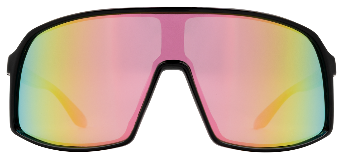 Stylish Junior Monteverde sunglasses in salmon with a large, colorful lens for kids, perfect for outdoor adventures.