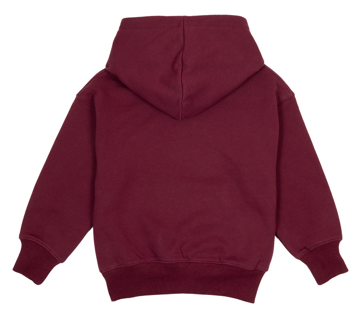 Maroon BNKY hooded sweatshirt for kids featuring a cozy design and soft fabric, perfect for stylish layering.