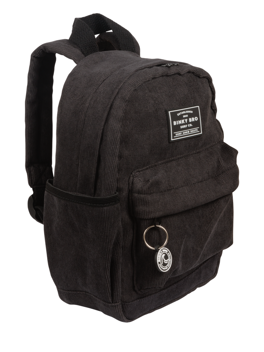 Toddler Backpack | Charcoal Cord | Stylish & Functional | BinkyBro