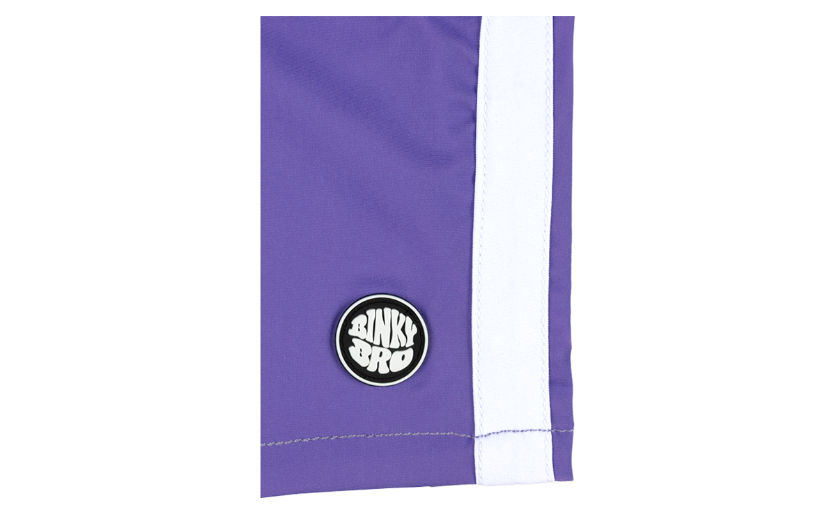 Blaze Purple snapback featuring a stylish design and BinkyBro logo, perfect for kids embracing surf-snow-skate culture.