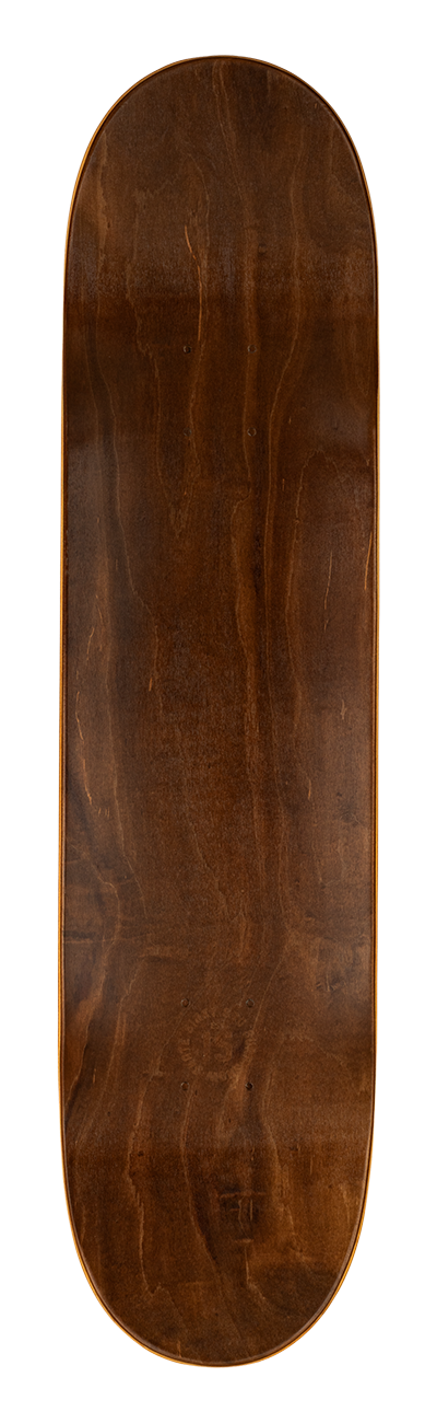 Stylish Miami Triangle skateboard deck with a smooth wooden finish, perfect for young skaters seeking quality gear.