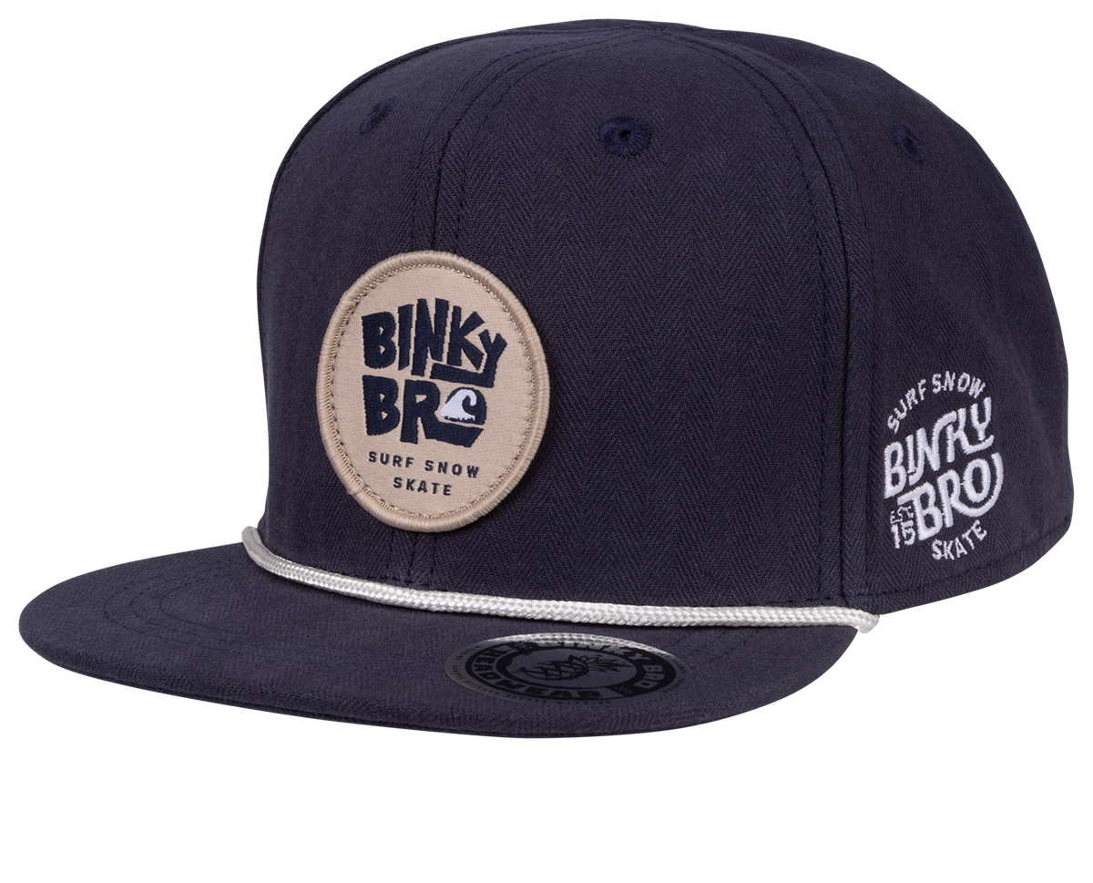 Shreddy Snapback Hat | Navy Blue | 100% Cotton | Infant, Toddler