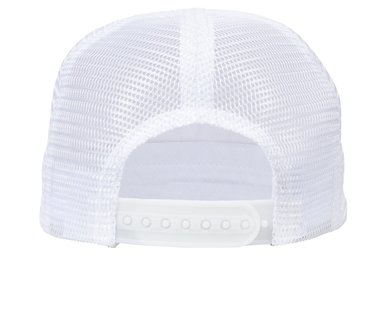 Back view of the G-Land snapback hat featuring a breathable mesh design and adjustable strap for a comfortable fit.