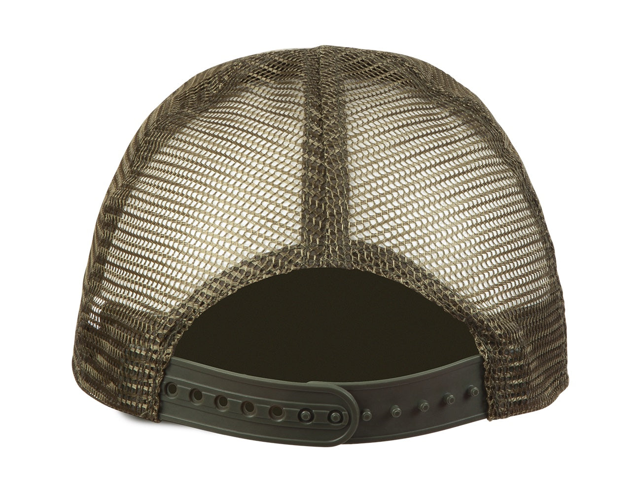 Back view of the Pama snapback hat featuring a mesh design and adjustable strap, perfect for kids' outdoor adventures.