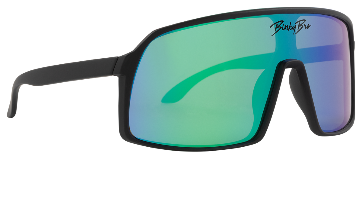 Monteverde Saline Kids Sunglasses | Black Rims | Green & Purple
