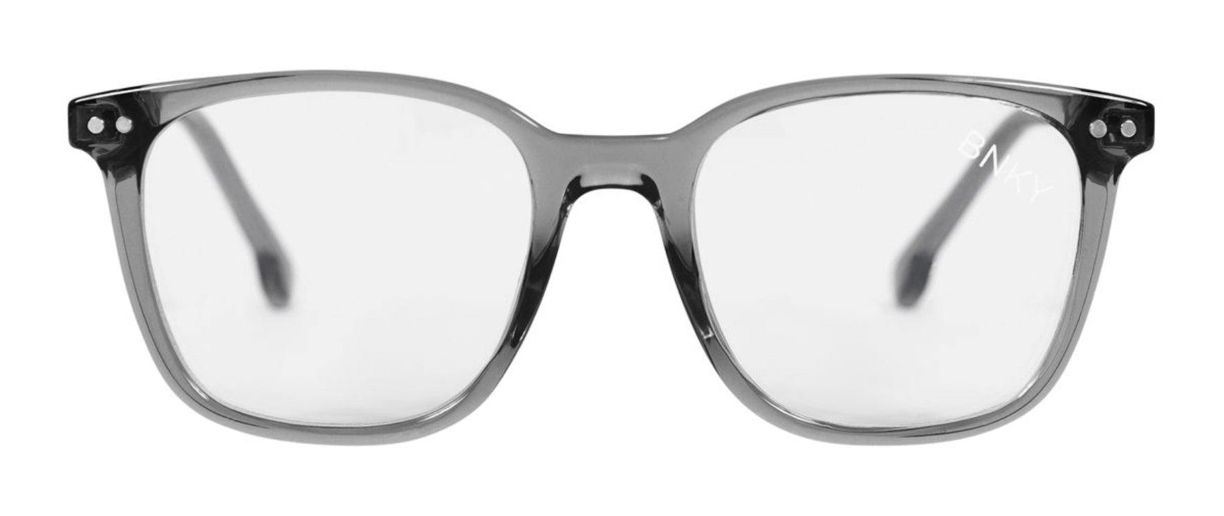 Stylish blue light glasses with a modern square frame, designed for kids to protect their eyes from screens.