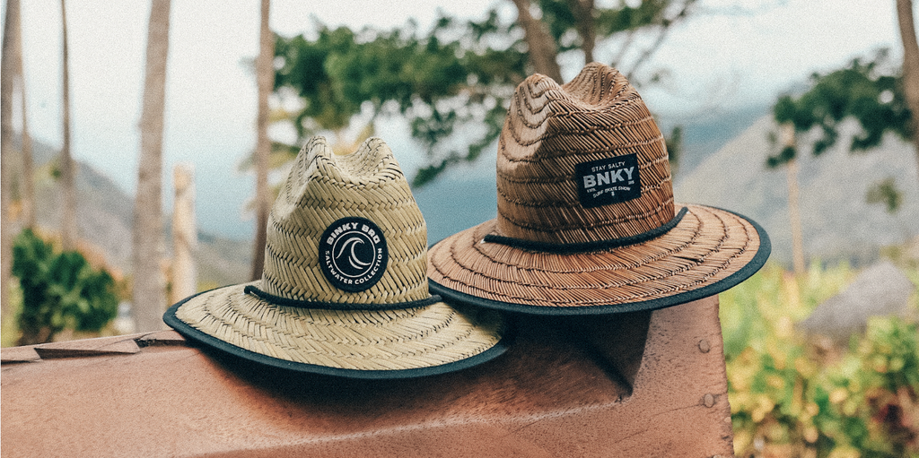 two binkybro sunhats in different colors and styles