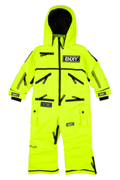 BinkyBro Youth Snowsuit Chartreuse Waterproof Breathable