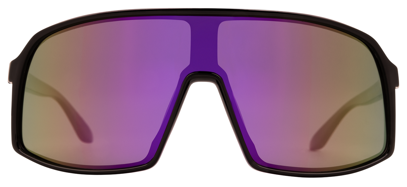 Stylish Junior Monteverde sunglasses in purple with a sleek, oversized design for kids. Ideal for outdoor adventures.