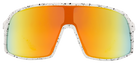 Stylish Junior Monteverde sunglasses in Payson White with a bold orange and blue gradient lens, perfect for kids.