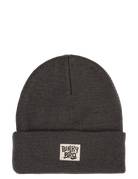 Stylish brown beanie hat with a folded cuff and BinkyBro logo, perfect for infants and toddlers.