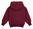 Maroon BNKY hooded sweatshirt for kids featuring a cozy design and soft fabric, perfect for stylish layering.