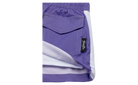 Stylish Blaze Purple shorts featuring a pocket and a comfortable elastic waistband for kids' active play.