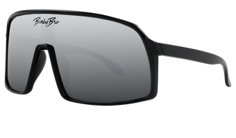 Sleek Monteverde Chrome sunglasses with a bold oversized frame and gradient lenses, perfect for stylish outdoor adventures.