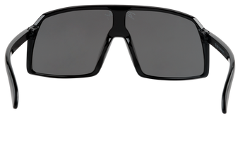 Sleek Monteverde Chrome sunglasses featuring a bold, oversized frame with dark lenses, perfect for stylish sun protection.