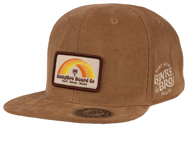 Coxos Snapback Hat | Brown Corduroy | BinkyBro Board Co