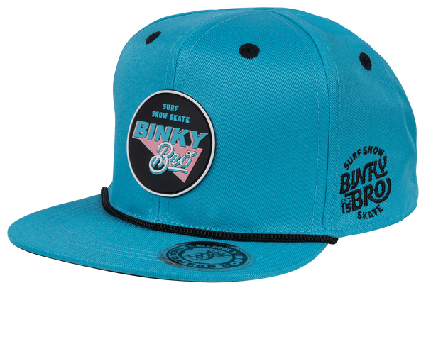 Disco Snapback Hat | Blue Paneling | 100% Polyester | Infant