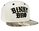 Stylish Durban SB snapback hat featuring a cream crown and a patterned brim, designed for kids with a surf-snow-skate vibe.