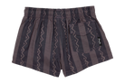 Stylish Mesa swim shorts featuring a zigzag pattern, designed for infants and toddlers, perfect for beach or pool outings.