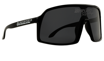 Sleek black Monteverde Racing sunglasses with a bold design, ideal for outdoor adventures and sporty lifestyles.