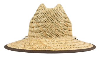 Stylish straw sun hat from BinkyBro featuring a wide brim, perfect for infants and toddlers enjoying outdoor adventures.