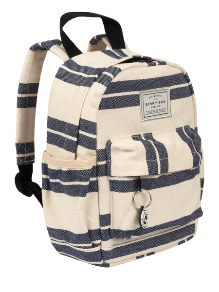 bdg tapestry stripe mini backpack Toddler Backpack | Navy Striped Canvas | 18 Months - 5 Years