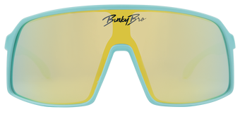 Teal Monteverde sunglasses with a sleek design and mirrored lenses, perfect for stylish outdoor adventures.