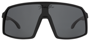 Sleek black Monteverde sunglasses with a bold design, perfect for stylish sun protection for kids and youth.