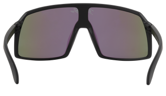 Sleek Monteverde Tiger sunglasses featuring a bold design with mirrored lenses and a matte black frame.